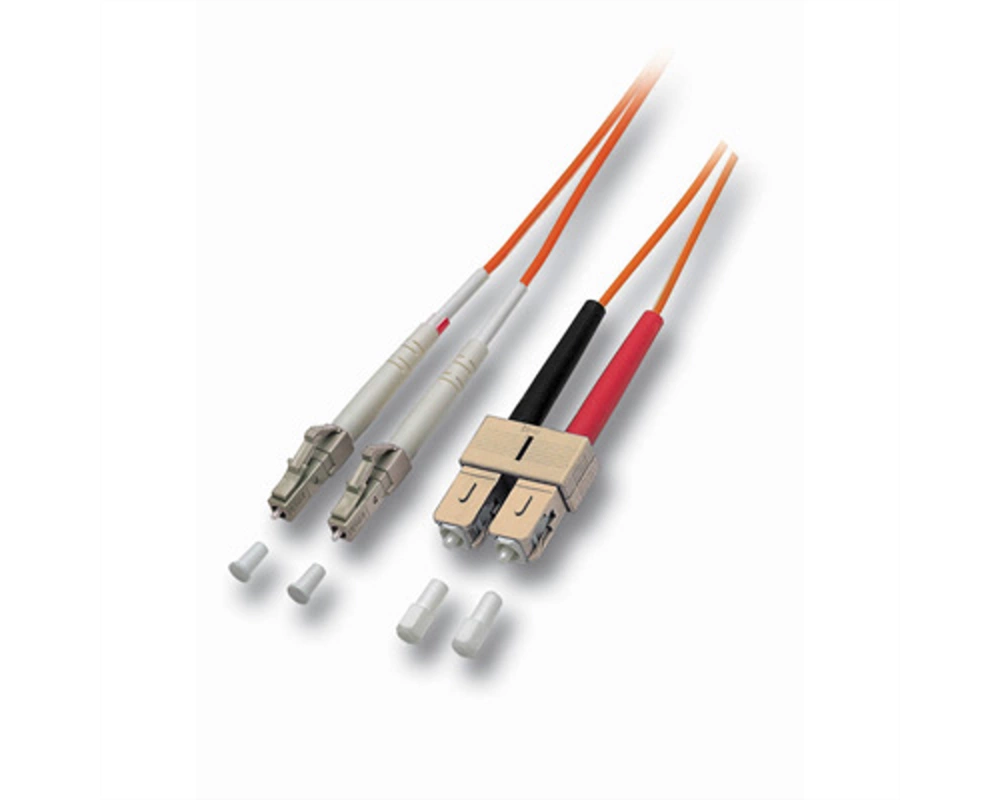 Quality LWL-Kabel 50/125µm OM2, LC/SC, orange, 1 m