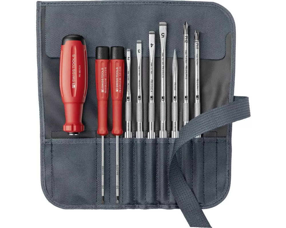 PB Swiss Tools SwissGrip Evo Wechselklingen-Set Grau