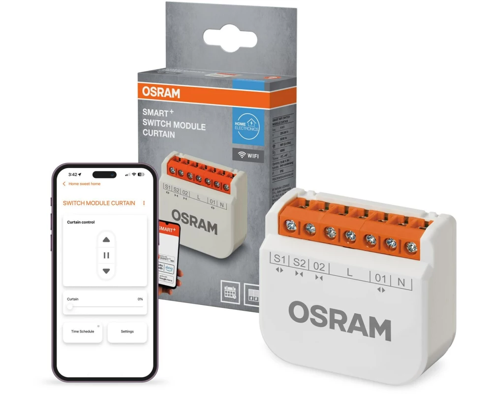 OSRAM SMART+ WIFI Schaltmodul Vorhang Weiss