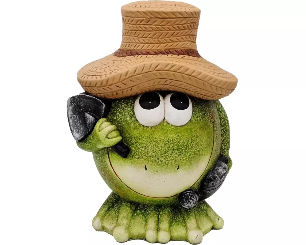 Dameco Dekofigur Frosch mit Hut 23 x 26 x 33.5 cm