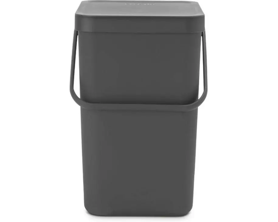 Brabantia Recyclingbehälter Sort & Go 25 l, Grau