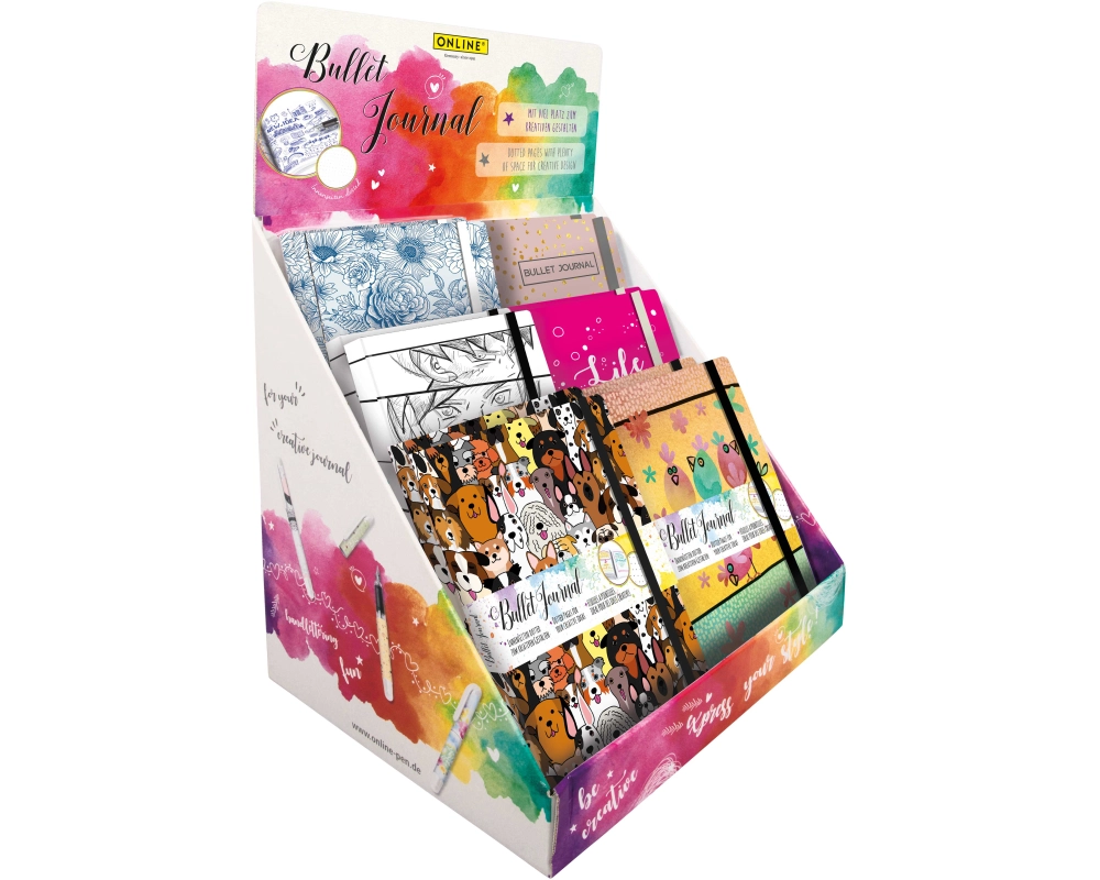 ONLINE Display Bullet Journal 18034/12 12 assortiert