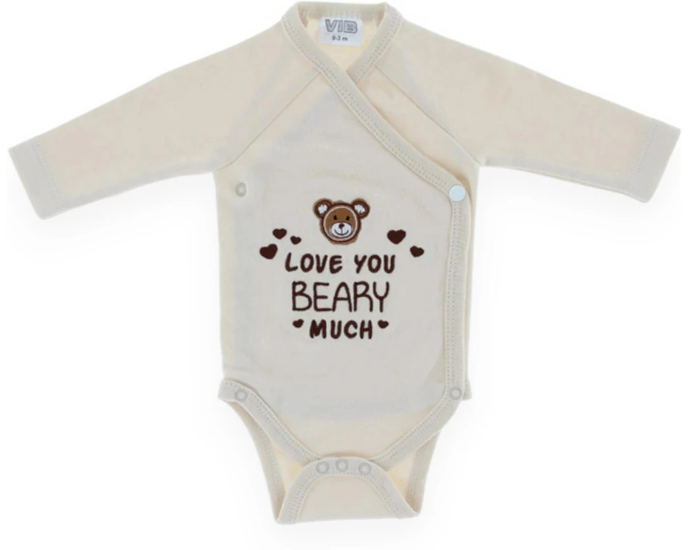 Very Important Baby Body Love you BEARY much Beige