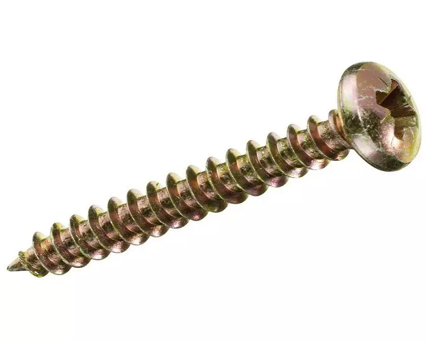 FTM Spanplattenschrauben Pan Head 4.5 x 45 mm Stahl, 10 Stück