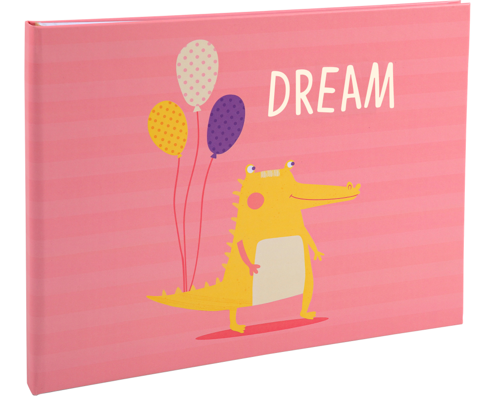 EXACOMPTA Fotoalbum Baby 28,5x22cm 11233E rosa 30 Seiten