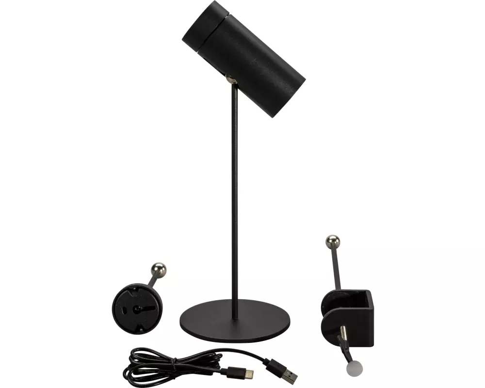 Konstsmide Akku-Tischleuchte Multi LED 2200/3000K, Dimmbar - Schwarz