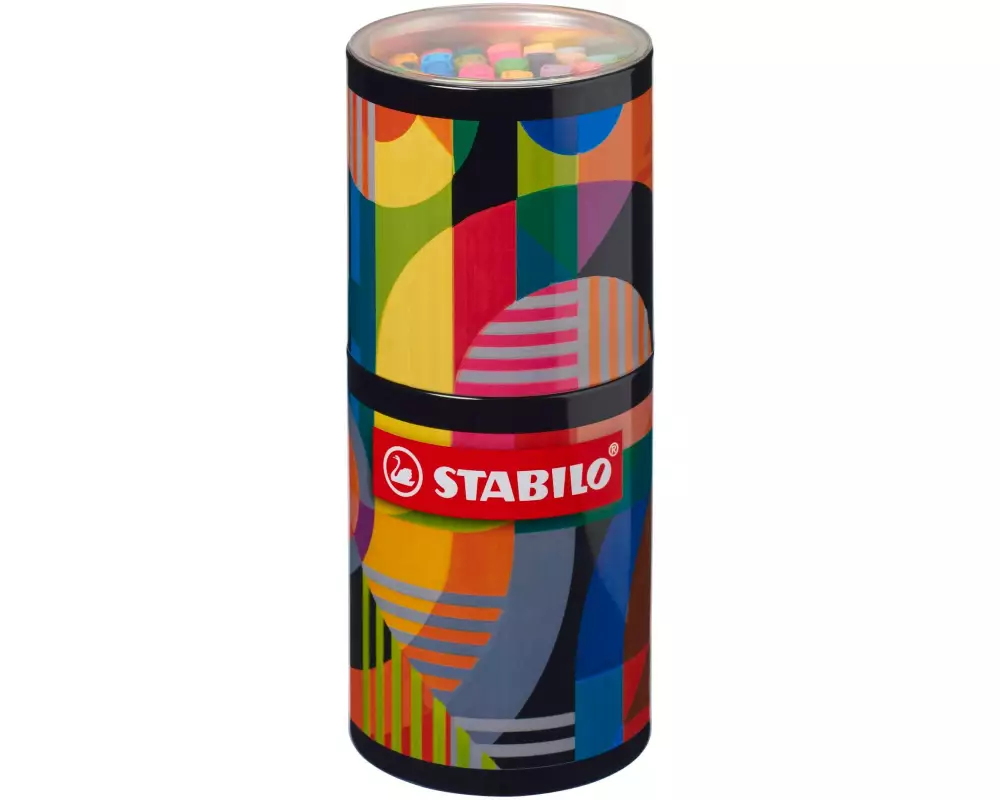 STABILO Fasermaler Pen 68, 45er ARTY Metalletui