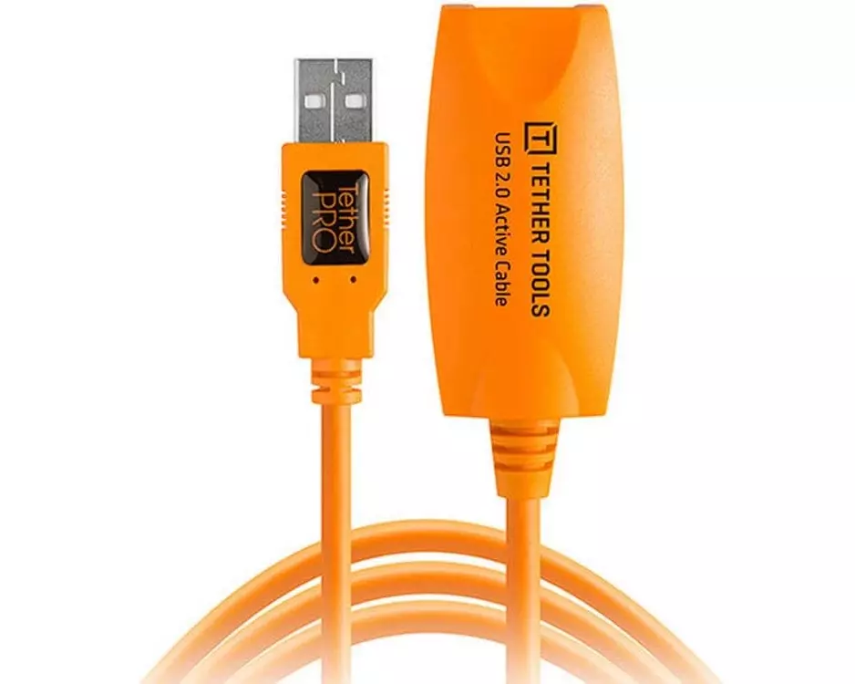 Tether Tools Kabel TetherPro USB 2.0 Aktive Verlängerung 5 m Orange
