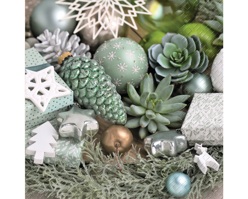 STEWO Servietten Torello 33x33cm 2572562246 hellgrün, FSC Mix 20 Stk.