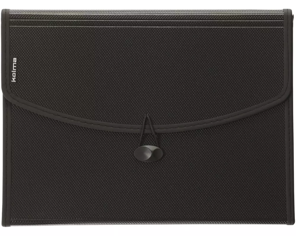 Kolma Fächermappe Selection A4, 6 Tabs, Schwarz