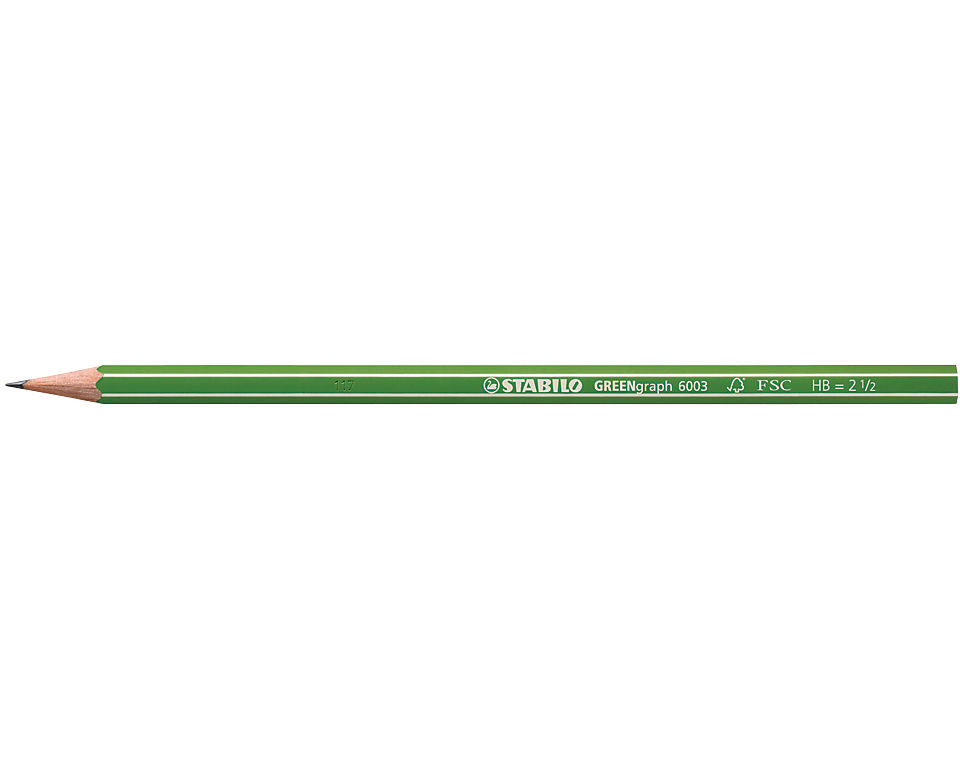 STABILO Bleistift GREENgraph HB 6003/HB HB