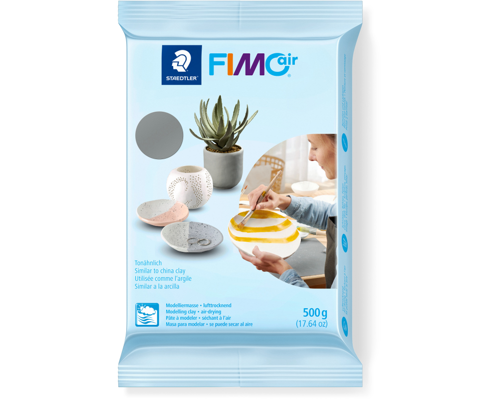 FIMO Knete Air 500g 8100-80 grau