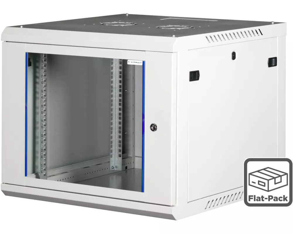 Wirewin Wandschrank 600X600X9U Pro 3rd Gen 19" / 9HE / Flat-Pack