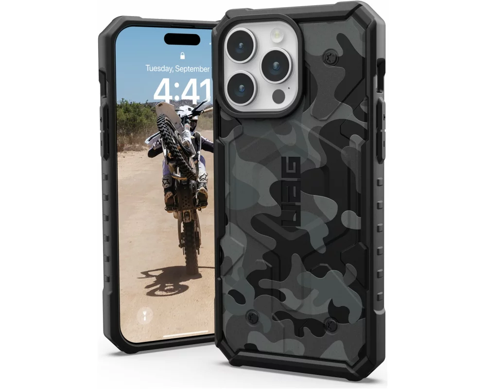 URBAN ARMOR GEAR Pathfinder SE MagSafe Case Apple iPhone 15 Pro Max midnight camo