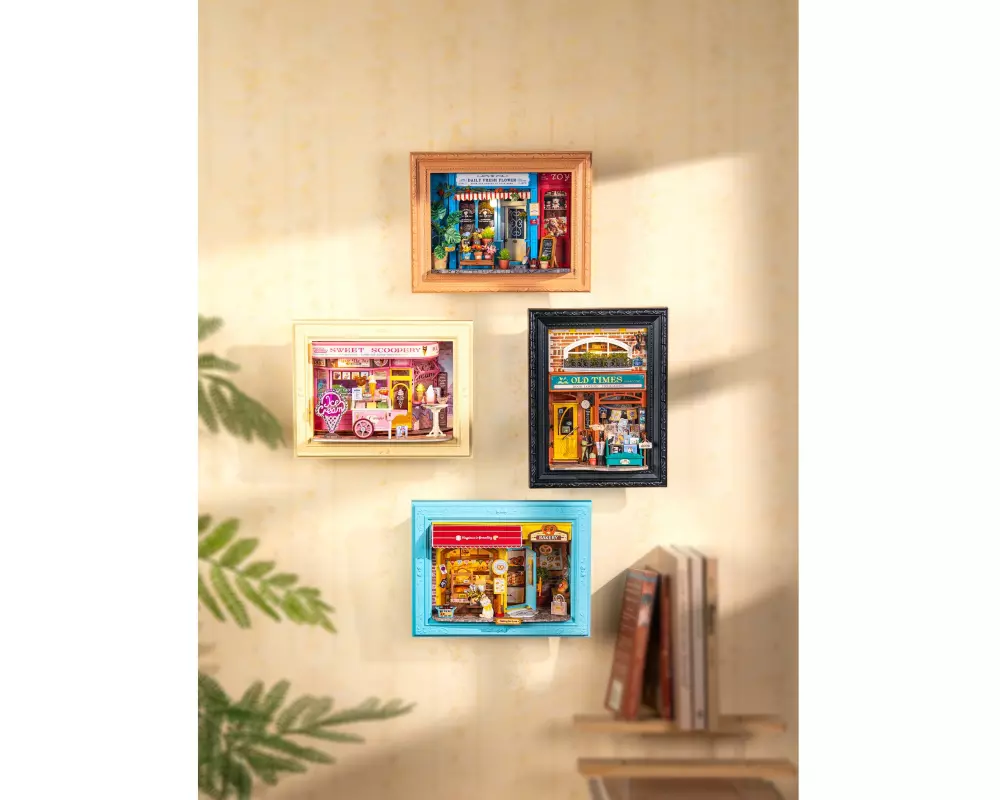 Rolife Bausatz Old Times Bookstore mit LED