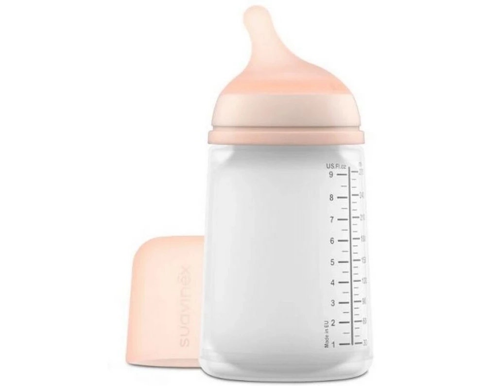 suavinex Trinkflasche Antikolikflasche Beige 0.0, 270 ml Gr. M
