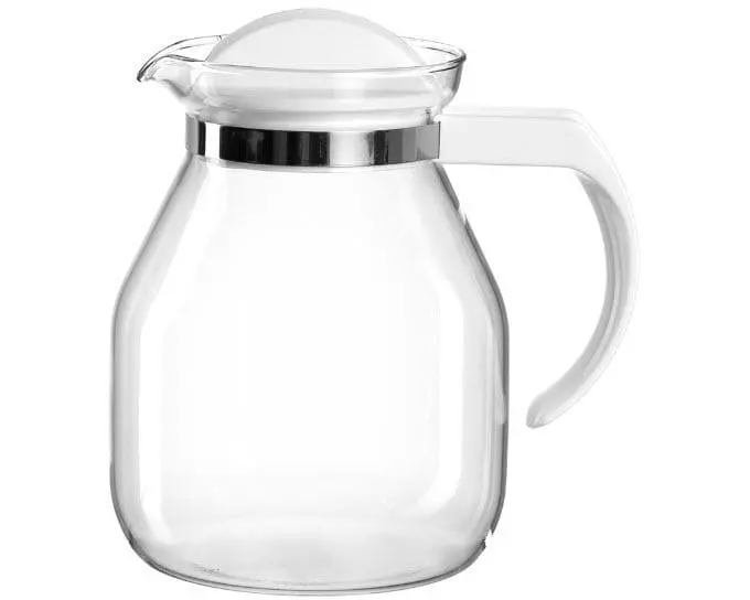 Montana Teekanne Content 1.25 l, Transparent/Weiss