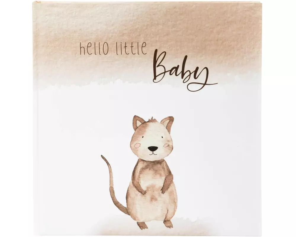 Goldbuch Babyalbum Quokka 30 x 31 cm, Weiss/Braun