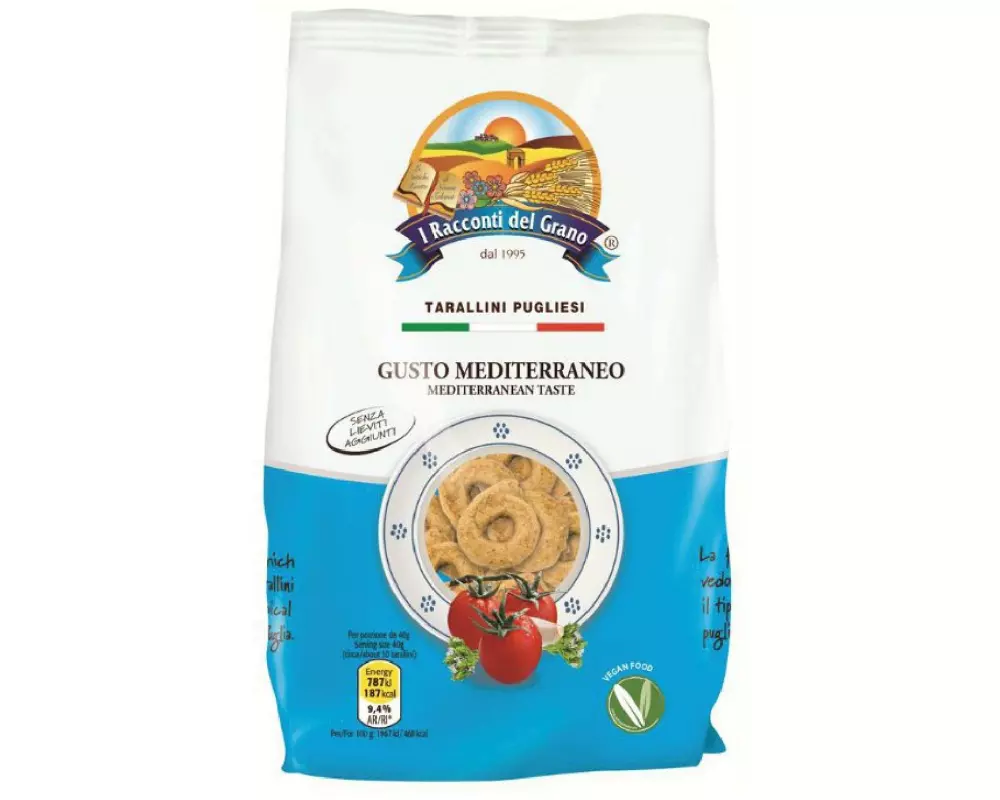 I Racconti del Grano Apulia Taralli Mediterraneo 250 g