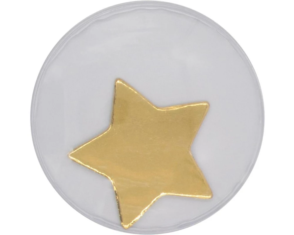 Glorex Wackelaugen Stern gold 35 mm