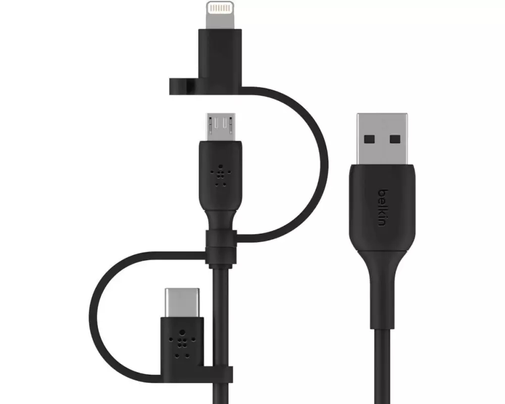 Belkin BoostCharge Universal USB-A - Lightning/USB-C/Micro-USB B