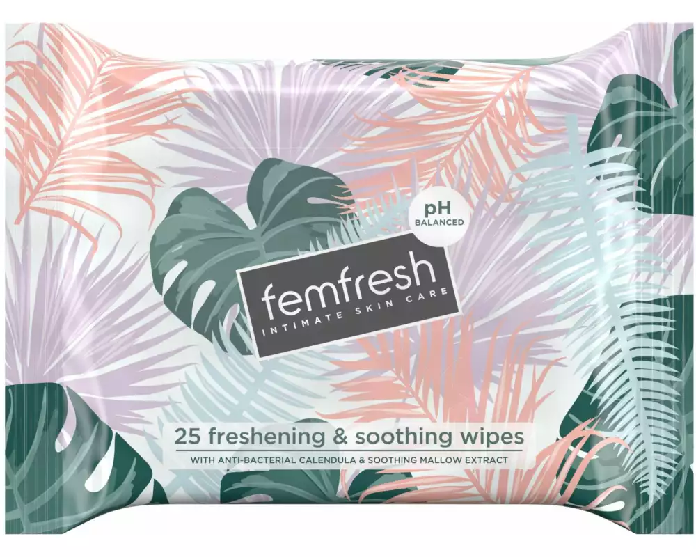 Femfresh Freshening and soothing cloths Intim-Pflegetücher 25 Stück