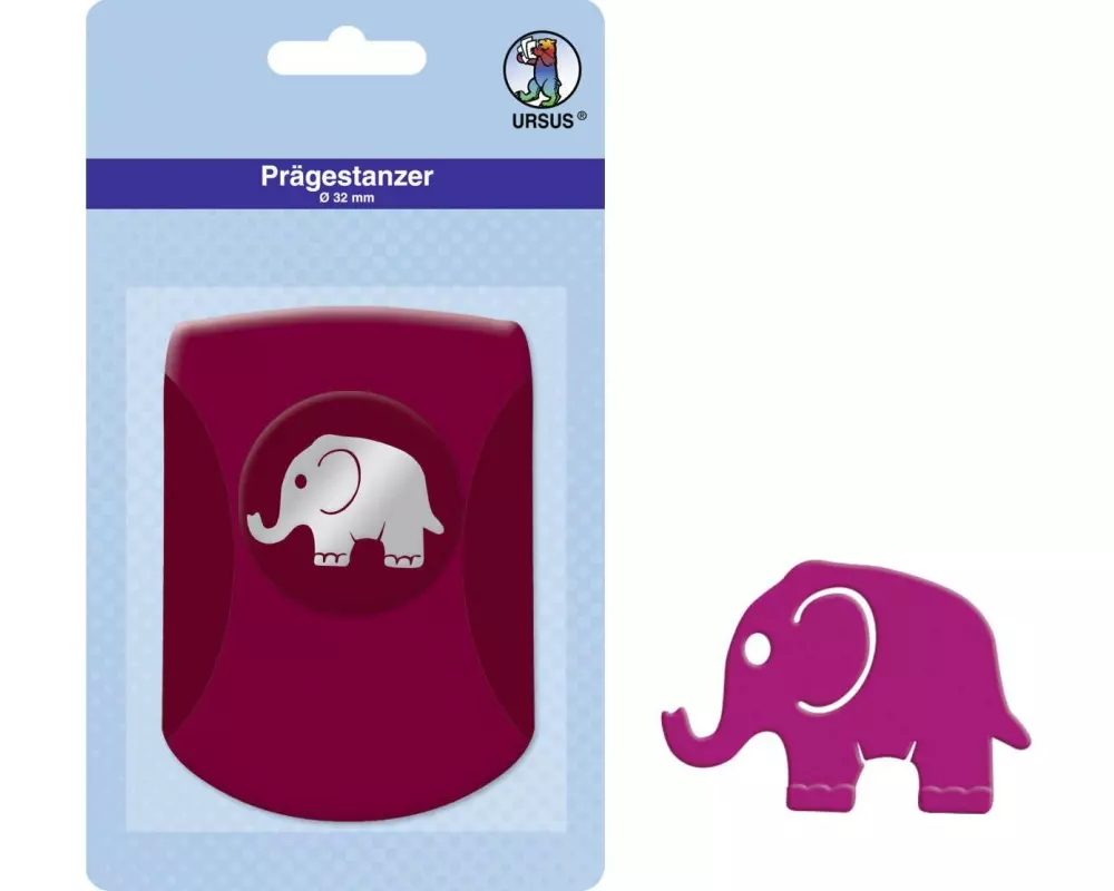 URSUS Prägestanzer Elefant, 3.2 cm