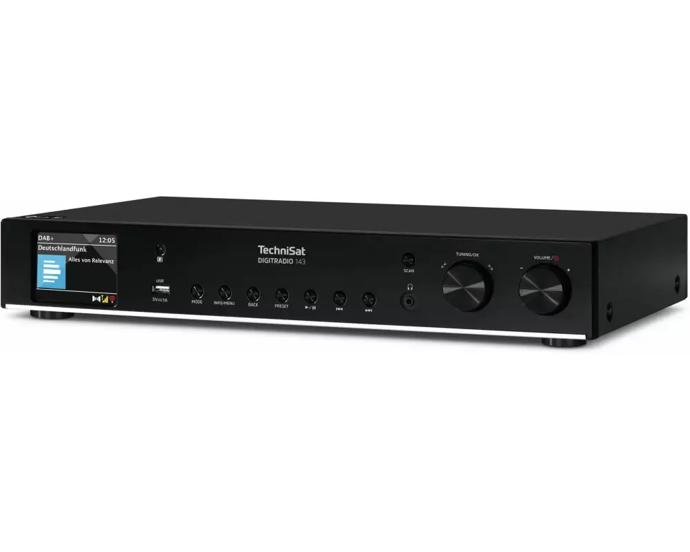Technisat Radio-Tuner DigitRadio 143 V3 Schwarz