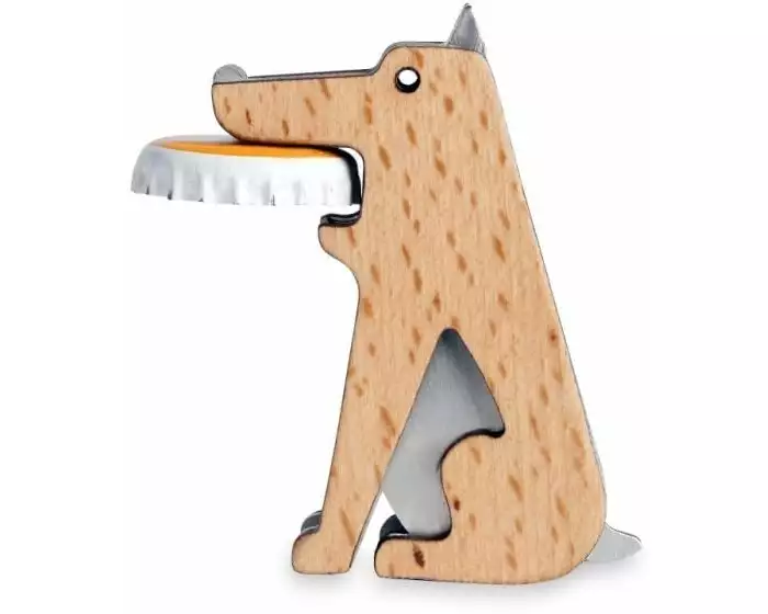 Kikkerland Flaschenöffner Fetch! Hellbraun