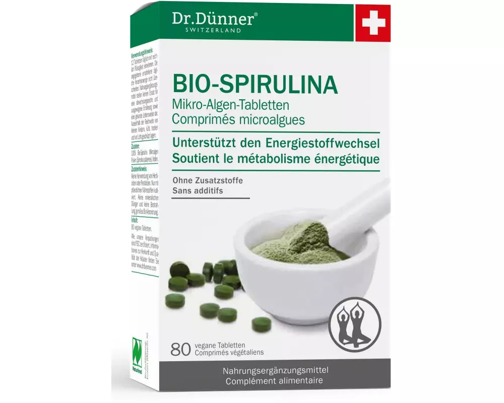 Dr. Dünner Bio Spirulina 80 Tabletten