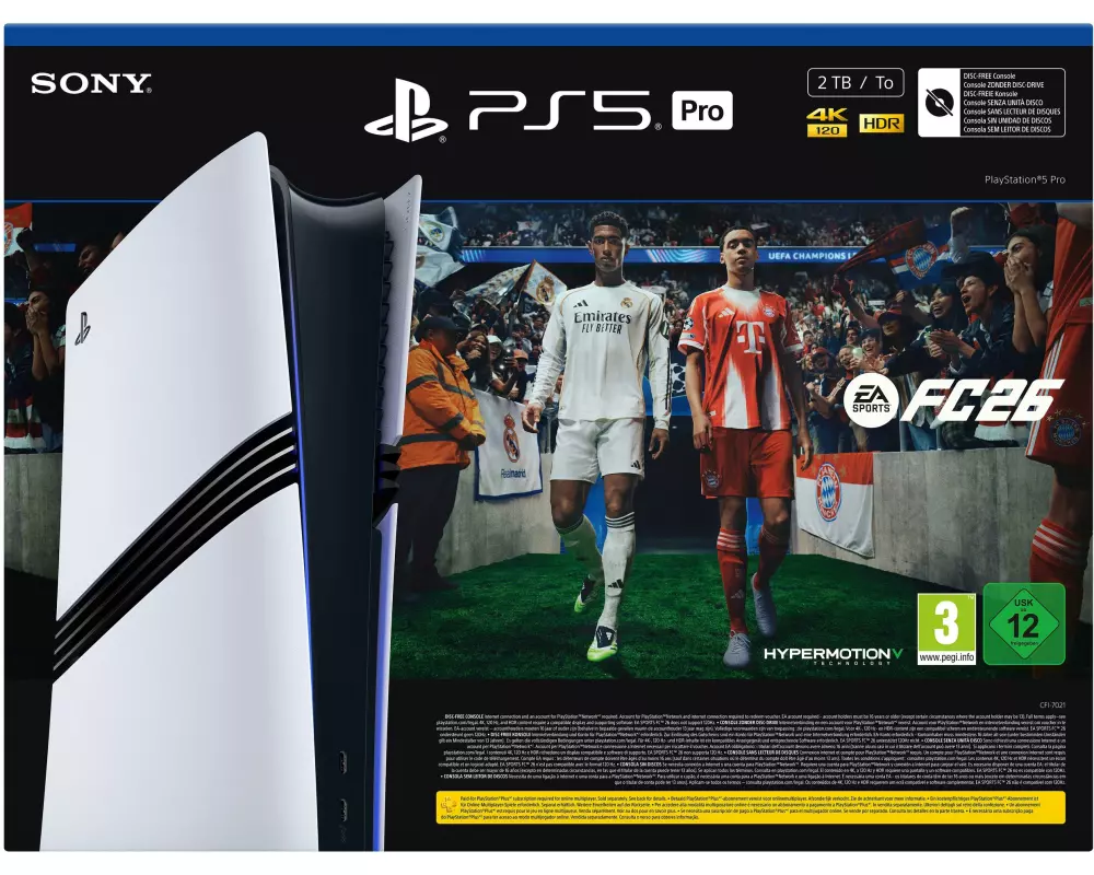 Sony Playstation Spielkonsole PlayStation 5 Pro + EA Sports FC 26 Bundle
