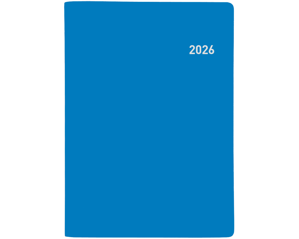 BIELLA Planer Glasgow 2026 855312050026U 1M/2S blau ML 10x13.9cm