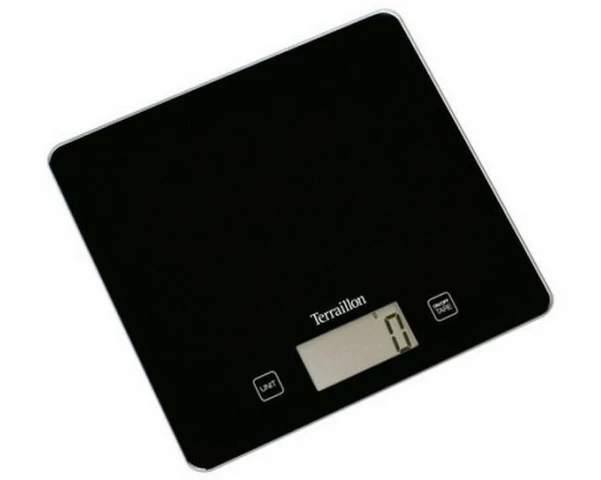 Terraillon Küchenwaage KEG41019BK Schwarz