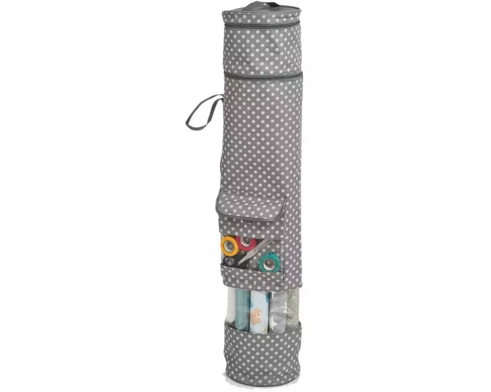 Zeller Present Geschenkpapierhalter Grau