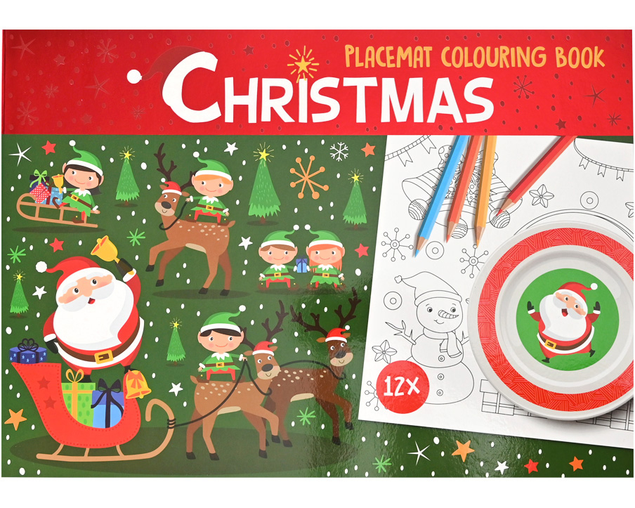 ROOST Malblock Tischset 30x42cm SC815 Weihnachten