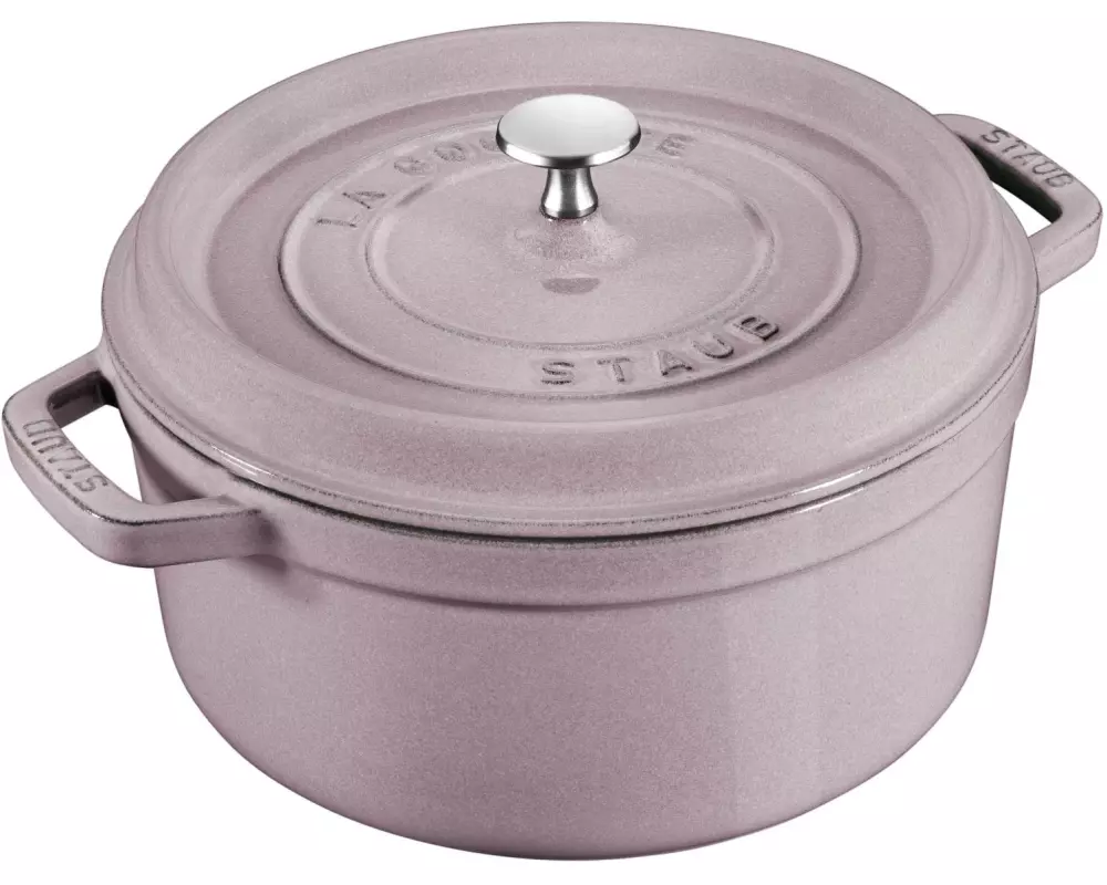 Staub Bräter Cocotte 24 cm, Lila, 3.8 l