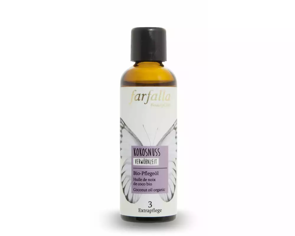 Farfalla Körper- u. Gesichtsöl Bio Kokosnuss 75 ml