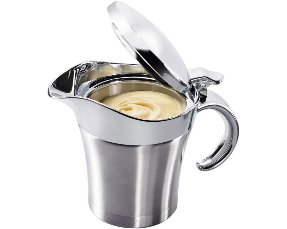 Westmark Thermo-Sauciere, 18 x 11.5 x 14.3 cm, 0.5 l 1 Stück, Silber