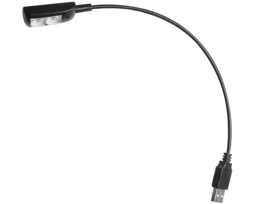 Adam Hall SLED 1 PRO USB, Schwanenhals, 2 LEDs