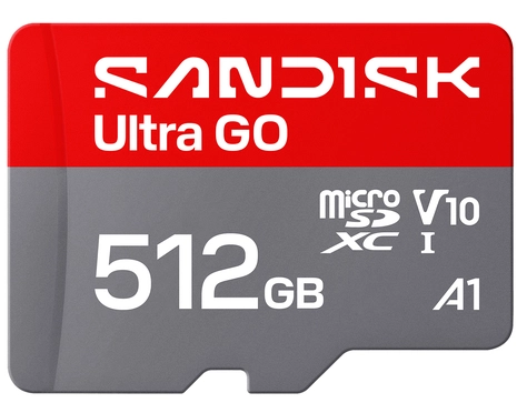 SanDisk microSDHC Card Ultra GO 512 GB