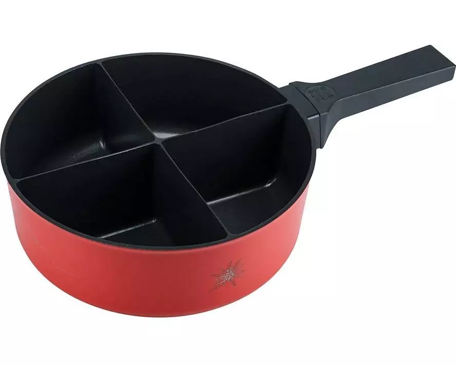 4Fondue Fondue-Caquelon Rot