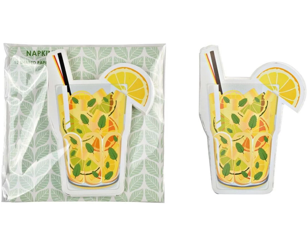 G. Wurm Papierservietten Cocktail 33 cm x 33 cm, 20 Stück