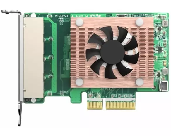 QNAP Quad port 2.5GbE, 4-speed Network card, for PC/Server or NAS with a PCIe slot