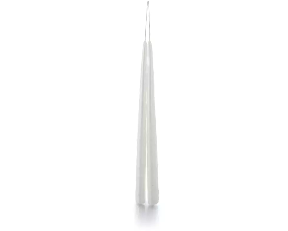 balthasar Etoilekerze Lina 2 x 33 cm, Weiss, 2 Stück