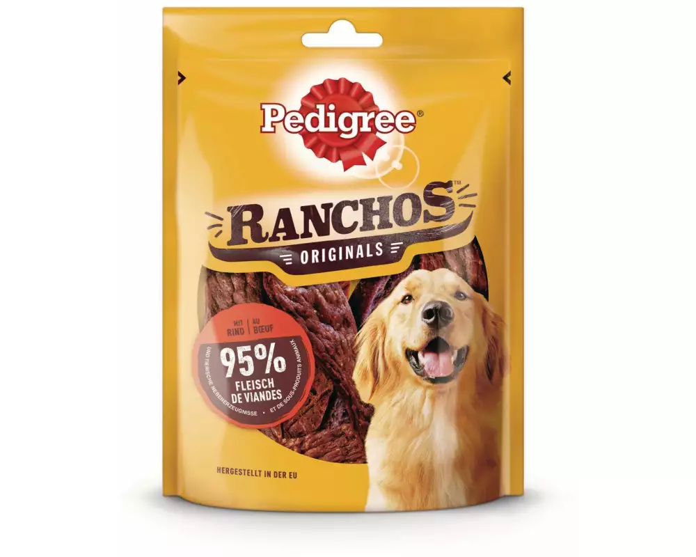 Pedigree Ranchos Rind, 70 g