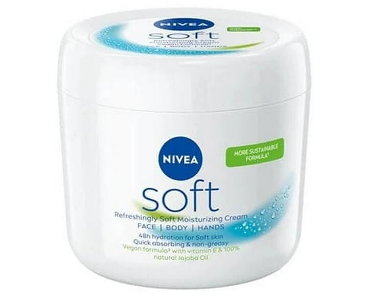 NIVEA Soft erfrischende Feuchtigkeitscreme Topf XL 500 ml
