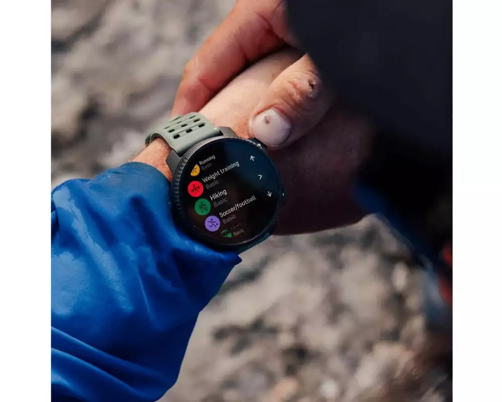 SUUNTO Sportuhr Vertical 2 1.5 Zoll, Arctic Gray