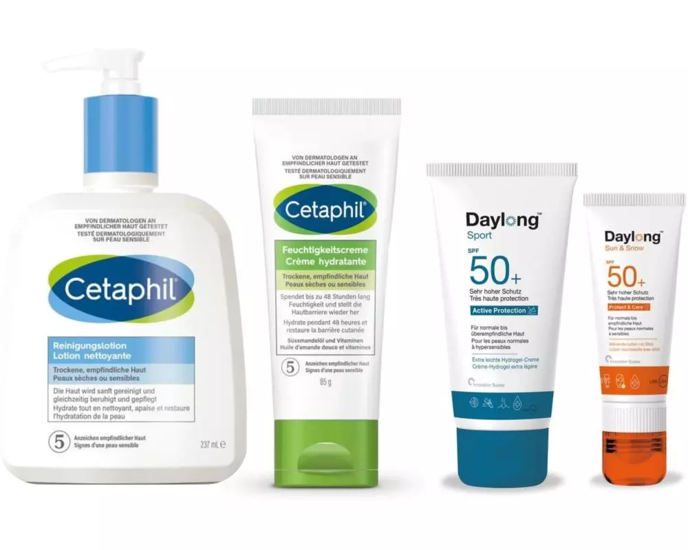 Cetaphil Pflegeset Ski Pflege Routine Kit 4 tlg