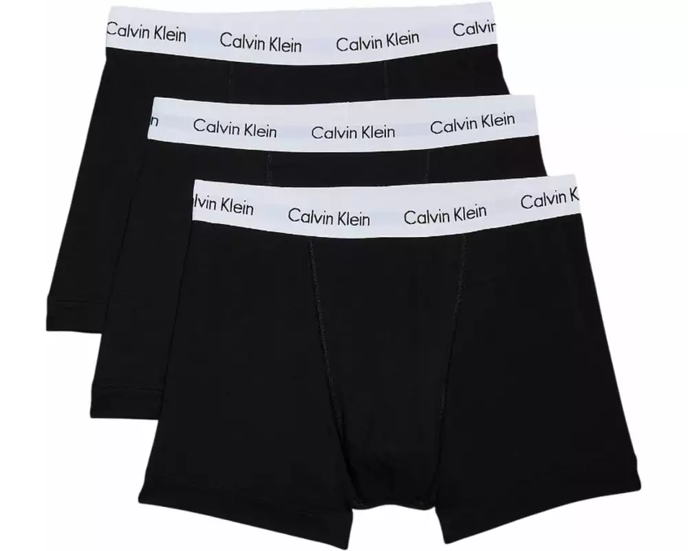 Calvin Klein Wäsche 3P Trunk Schwarz, XL