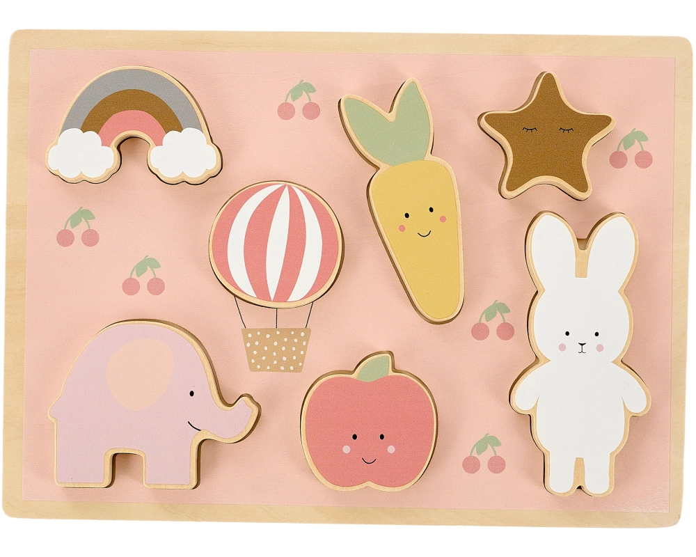 JABADABADO Puzzle Hase & Freunde 21x29cm T337